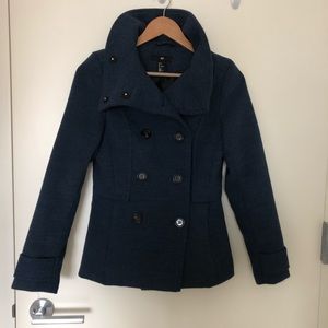 H&M Navy Peacoat